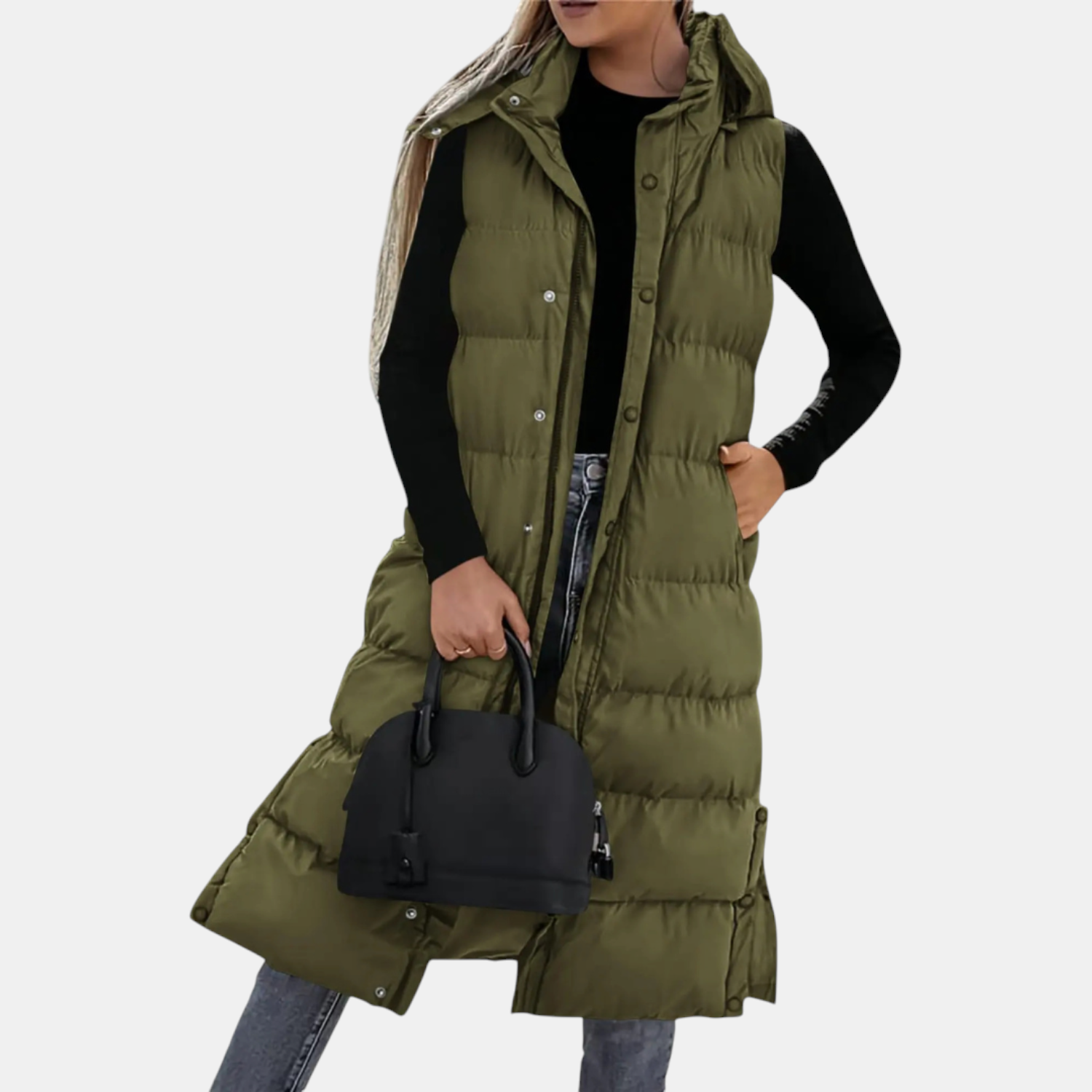 Lynette™ | Quilted Hooded Winter Vest