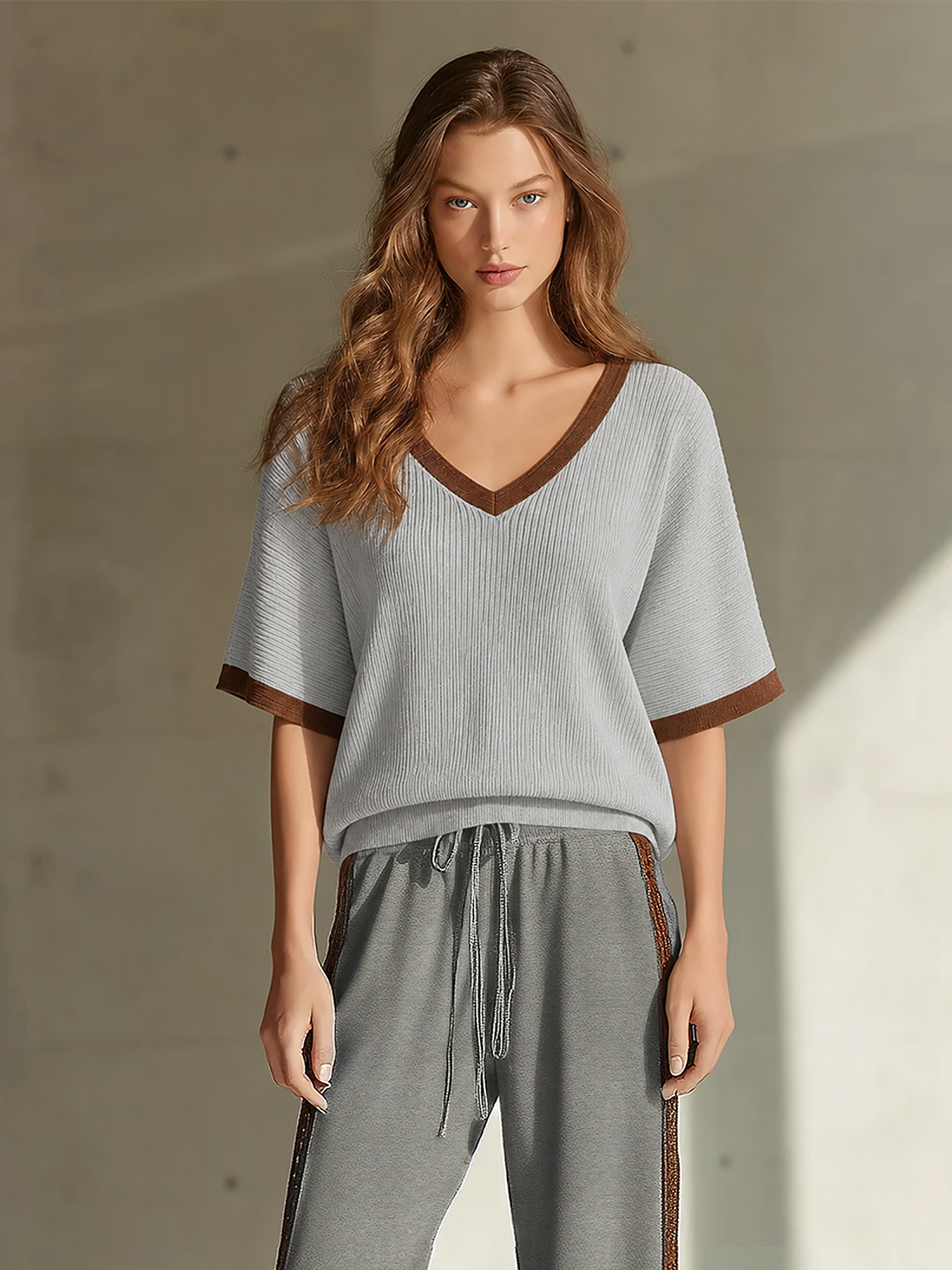 Amanda | Casual Top And Trousers Set