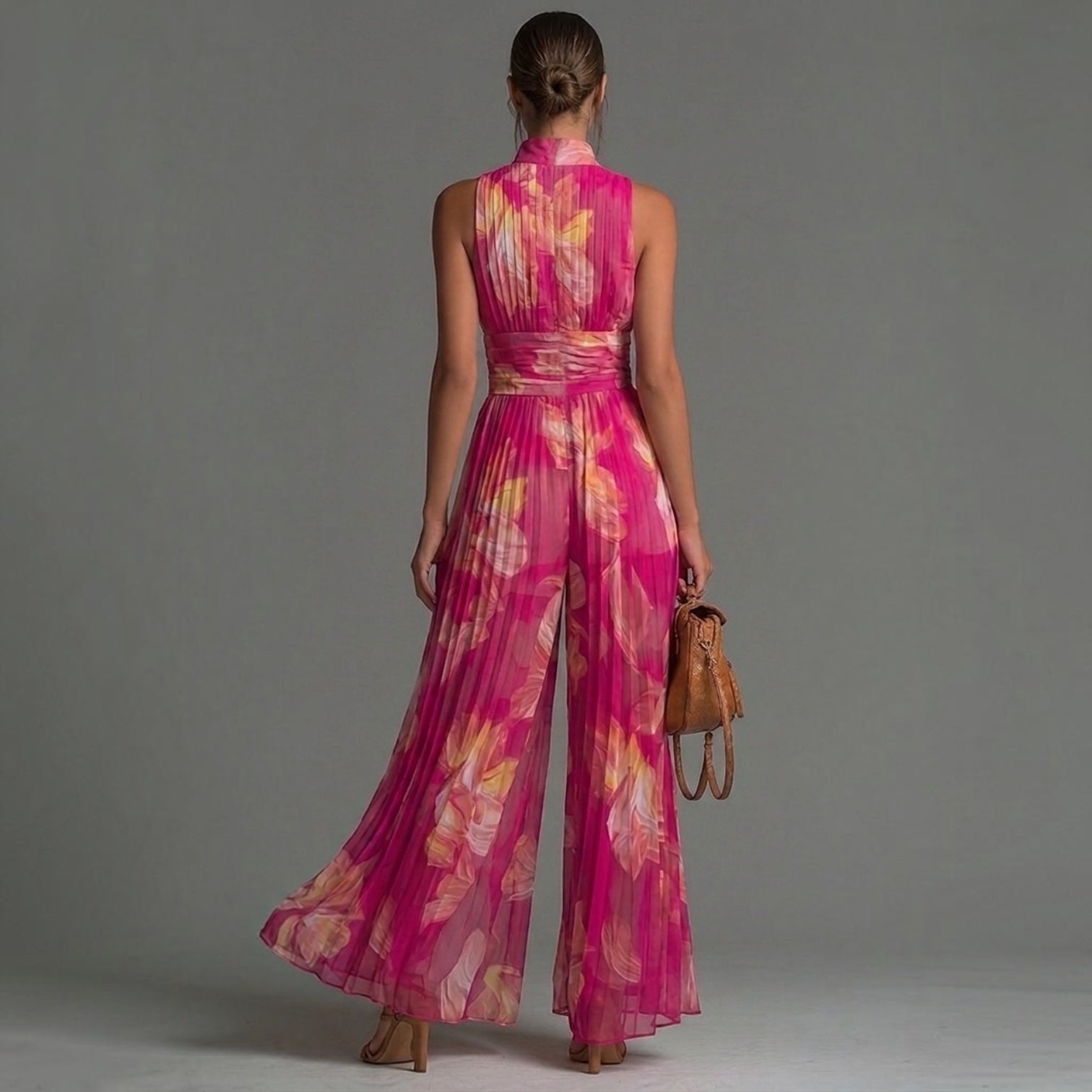 Emelda™ | Elegant Evening Pleated Jumpsuit