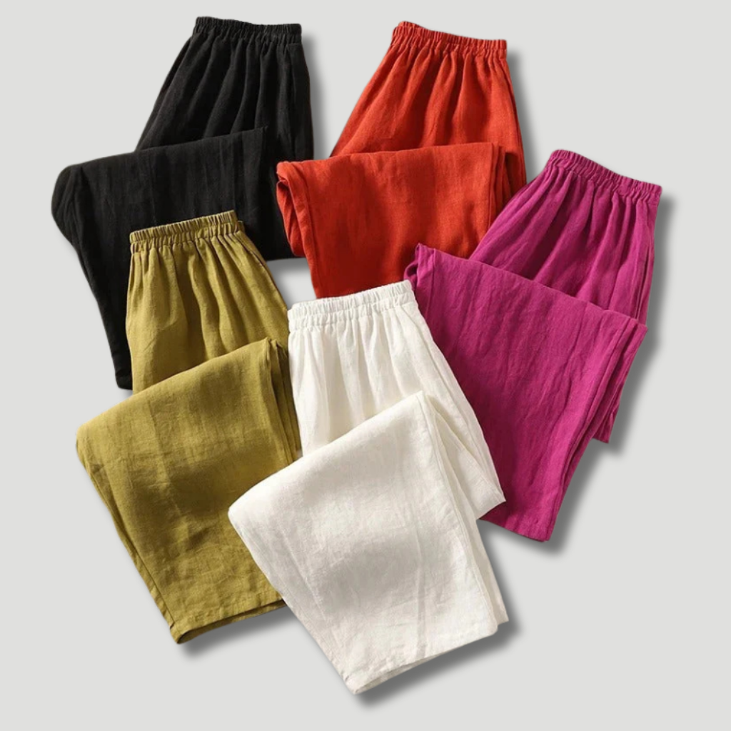 Amalia™ — Fluid Cotton and Linen Pants