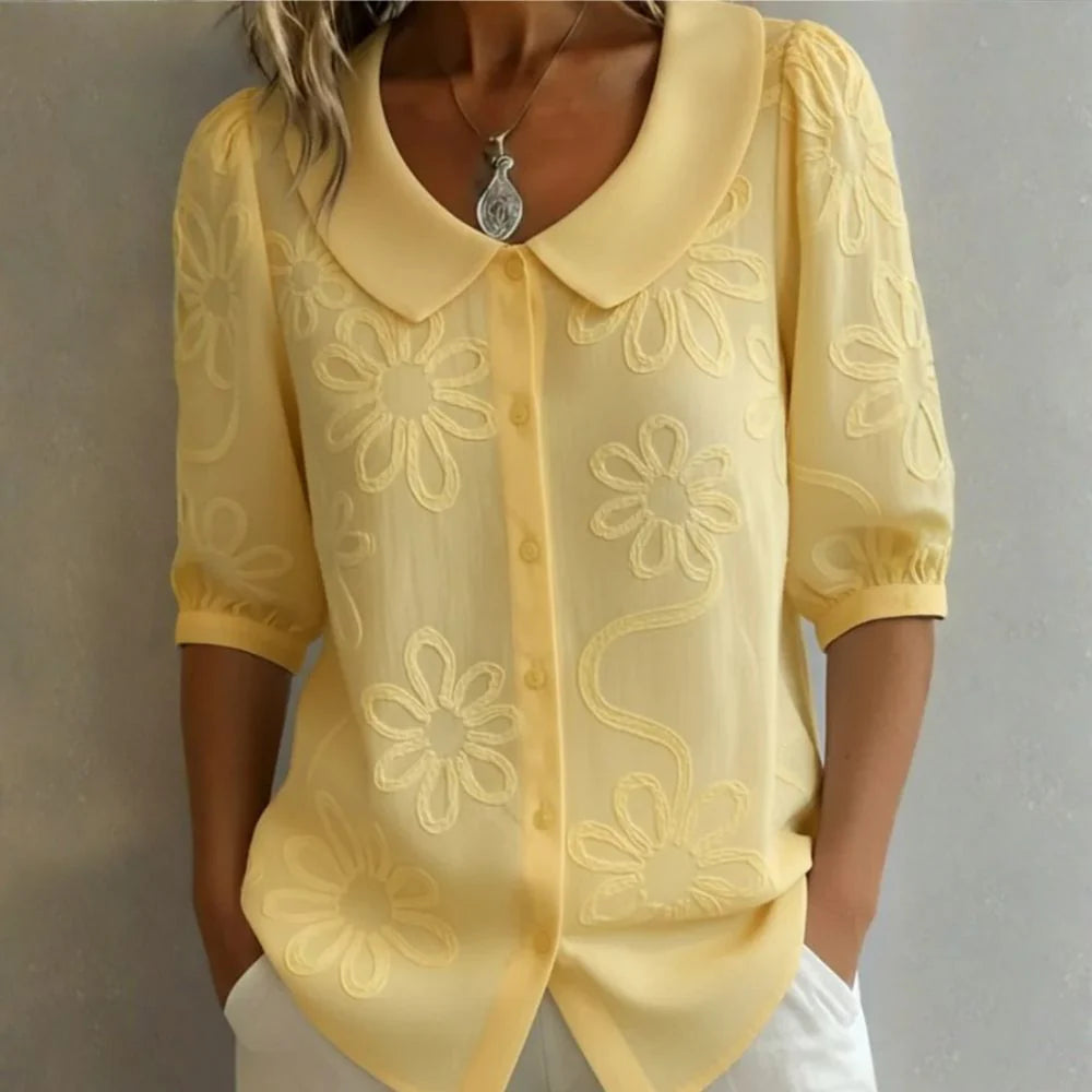 Emiry™ | Elegant Floral Blouse