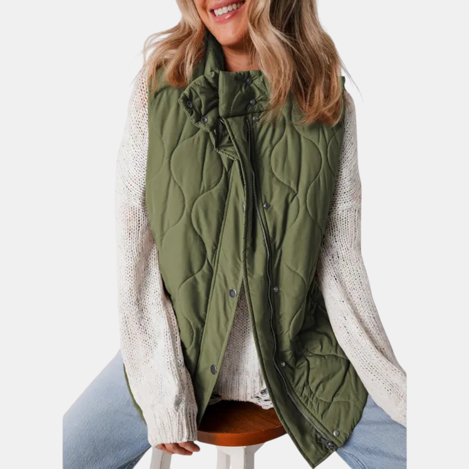 Jeannie™ | Hooded Quilted Puffer Vest