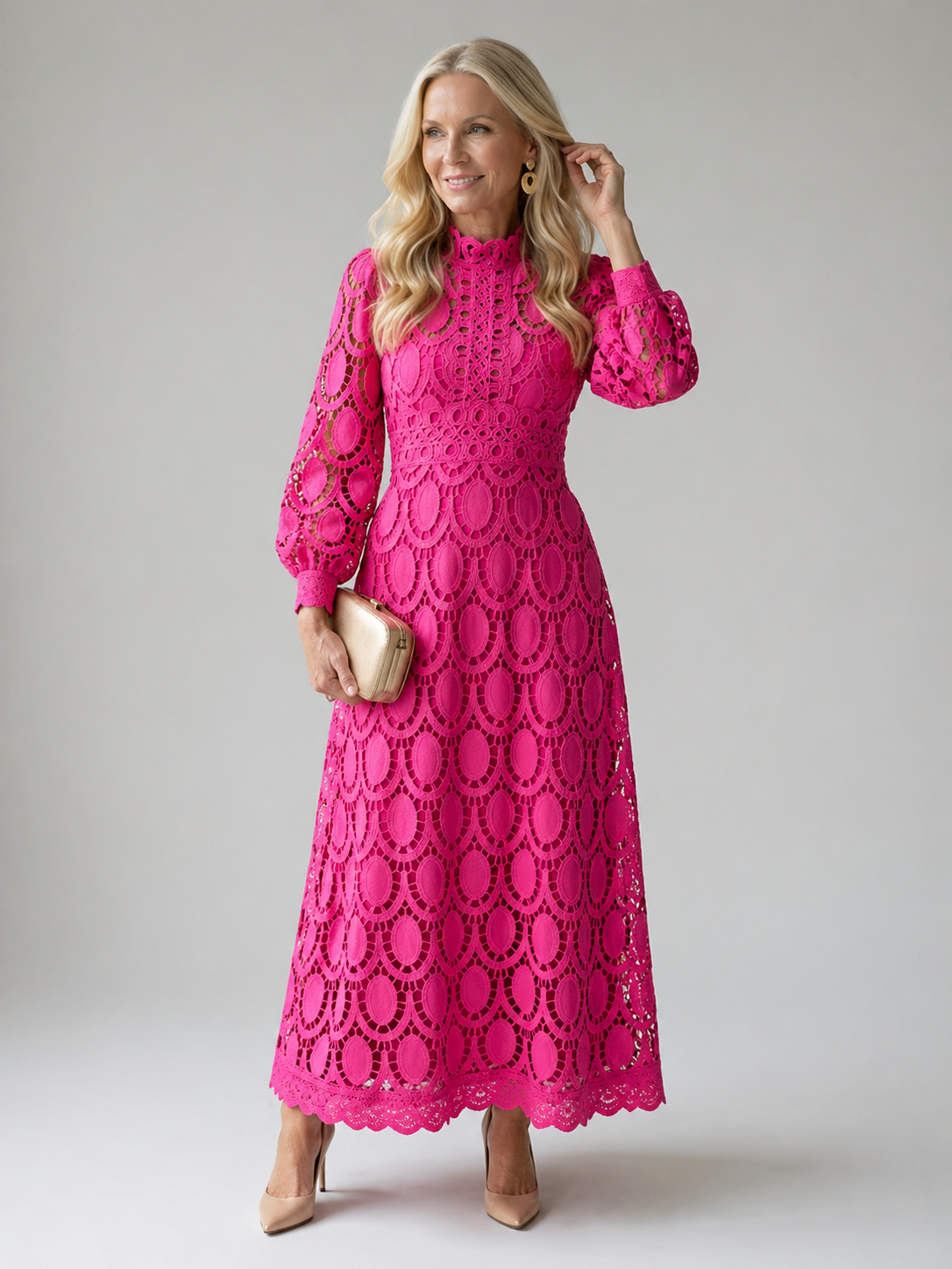 ELOAH™ | Lace Midi Dress