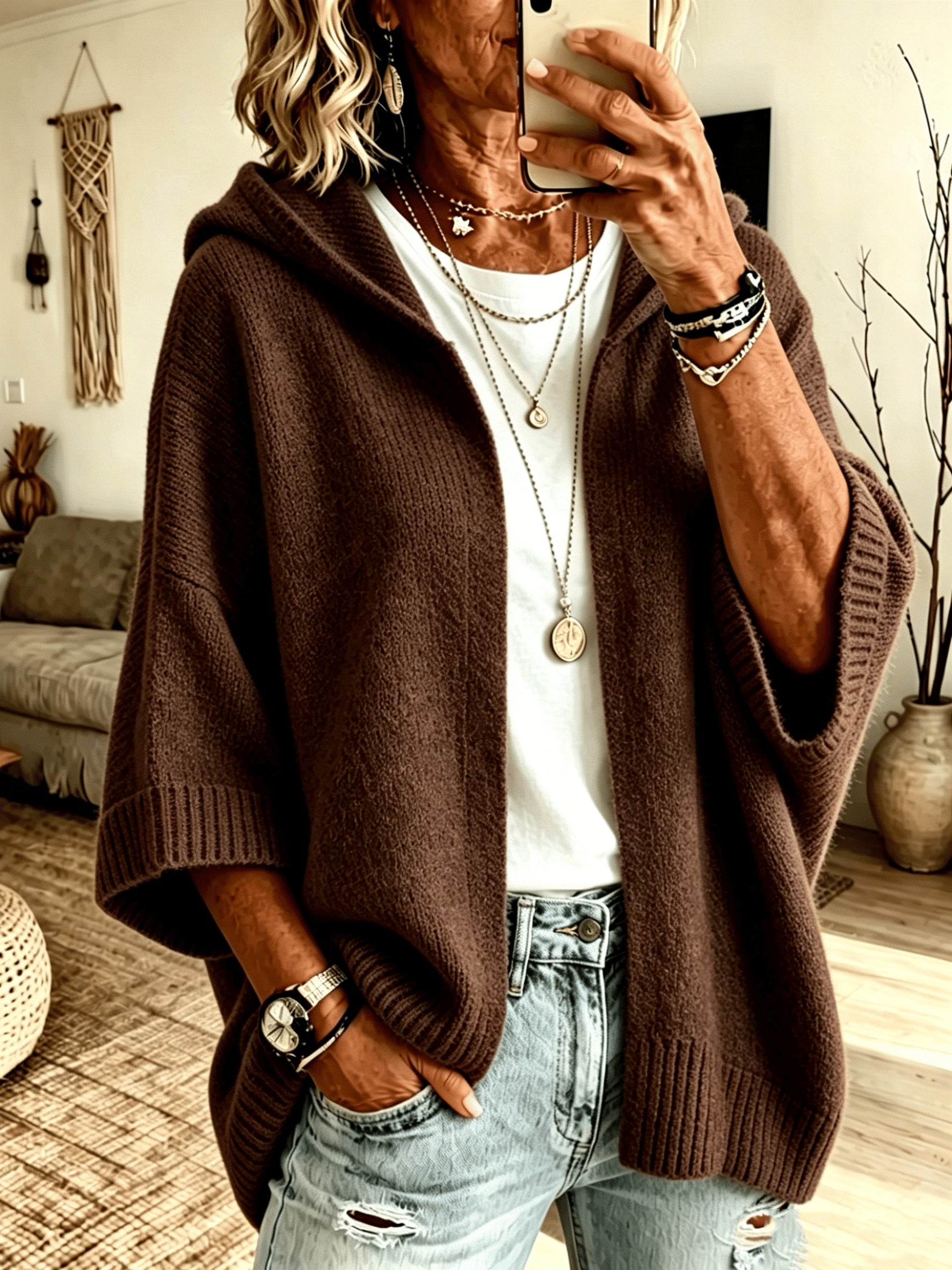 Laurel™ | Women's Elegant Casual Hooded Cardigan