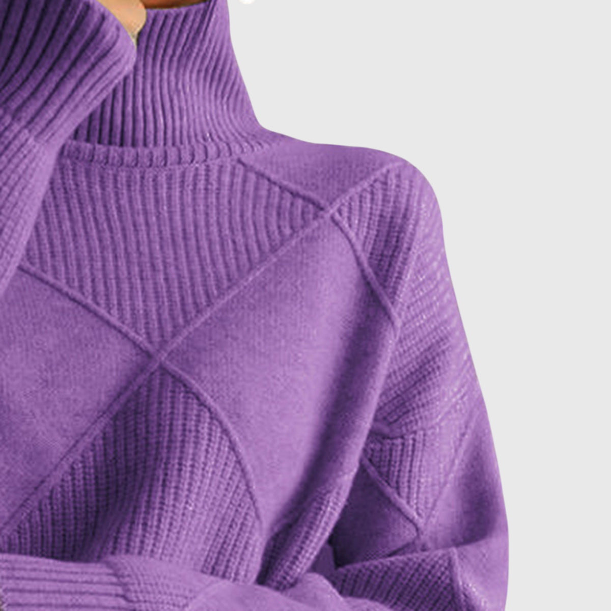 Luna | Turtleneck Knit Sweater