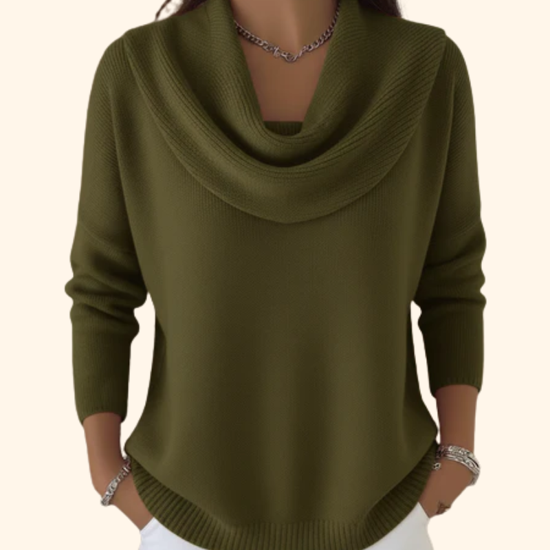 Lily & Lune™| Sweater with Collar