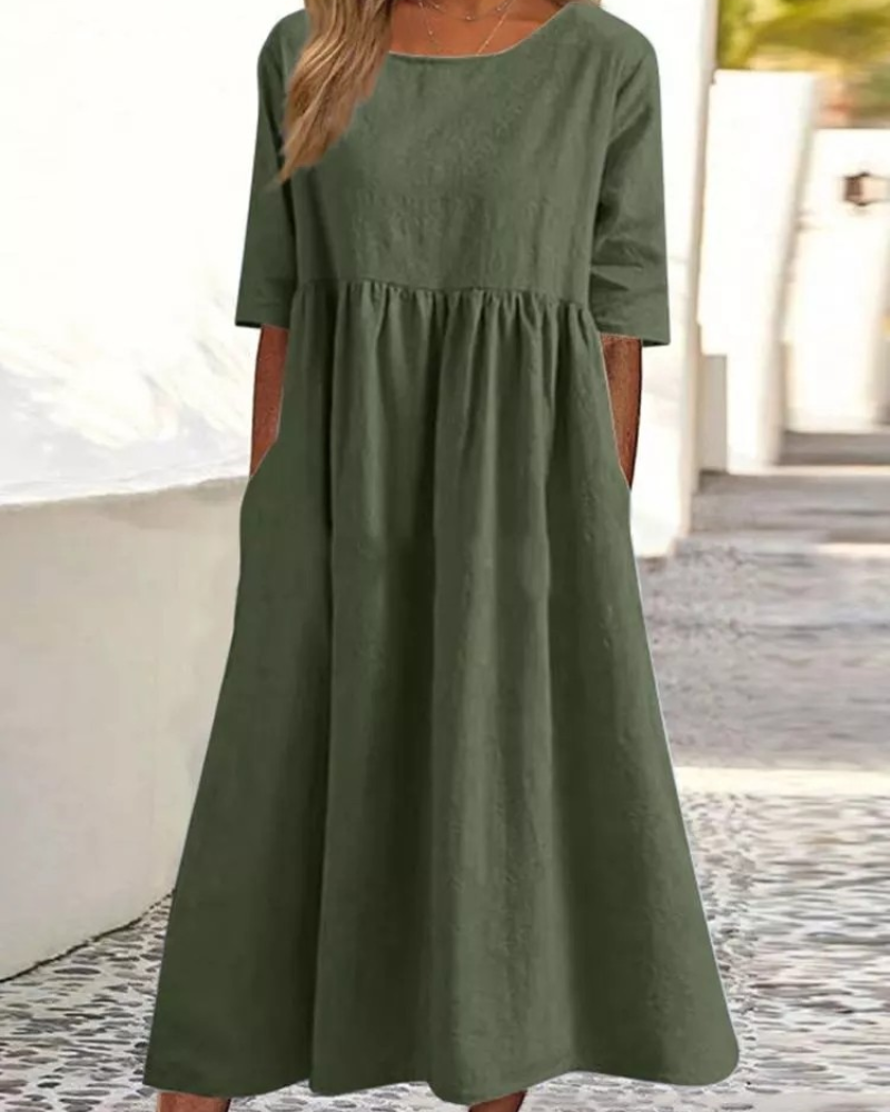 Milena™ | Relaxed Pocket Maxi Dress