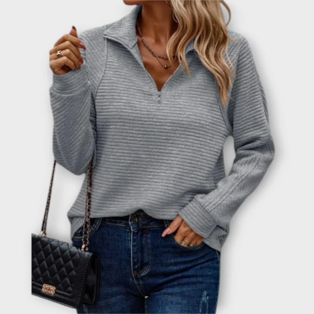 Seliora™ | Casual Half-Zip Pullover