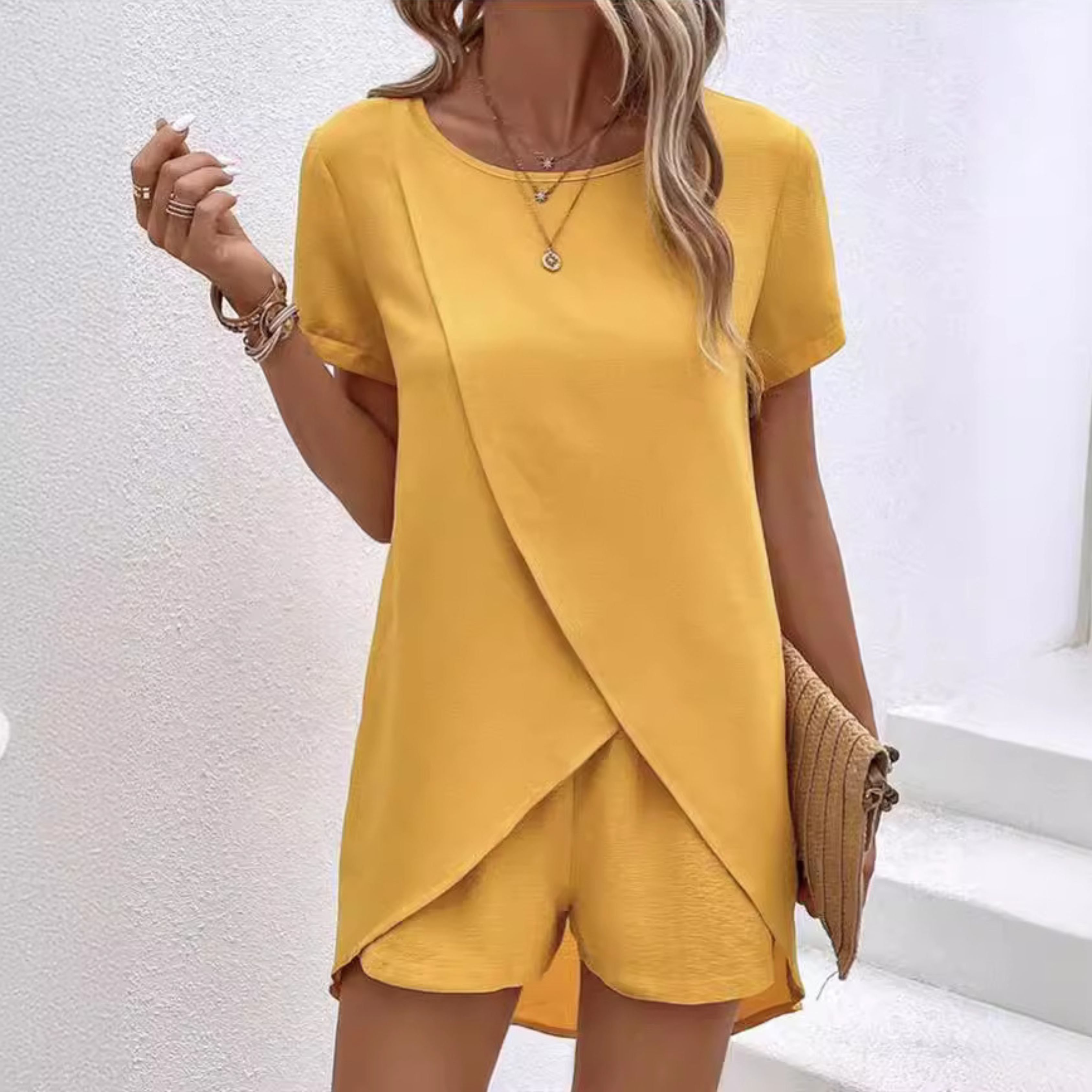 AMALIA™ – Elegant Summer Co-ord Lounge Set