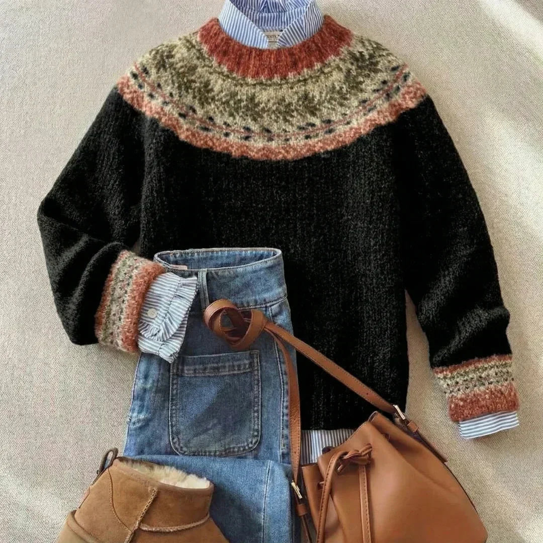 Samantha™ | Chic Vintage Knit Sweater