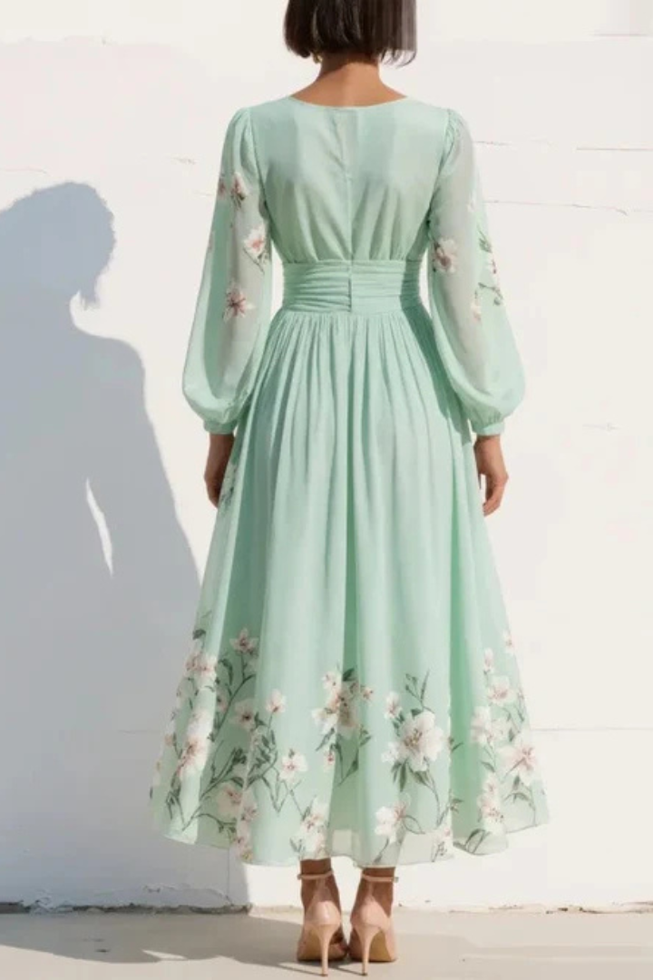 Carol™ | Elegant Floral Midi Dress