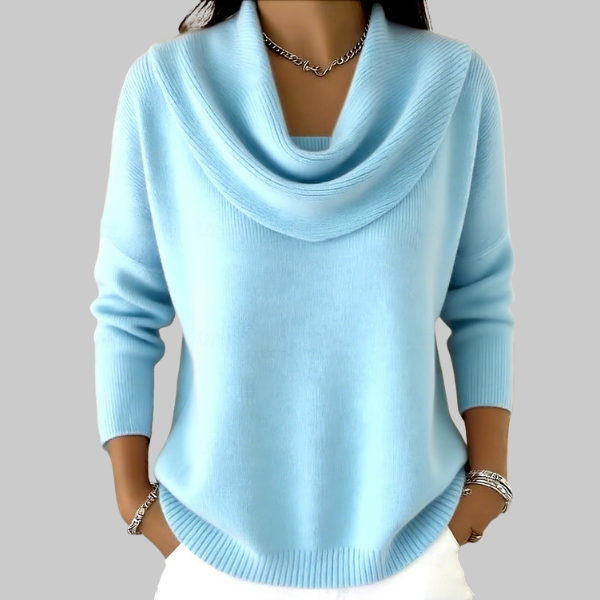 Soft Cowl Neck Sweater