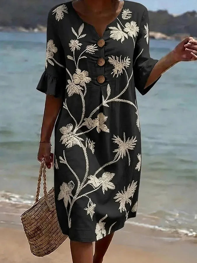 Women’s Casual Floral Print Dress