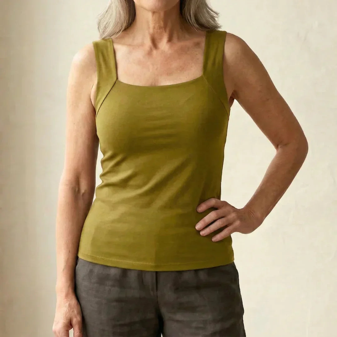 Lainey™ | Timeless Wide Strap Casual Tank Top