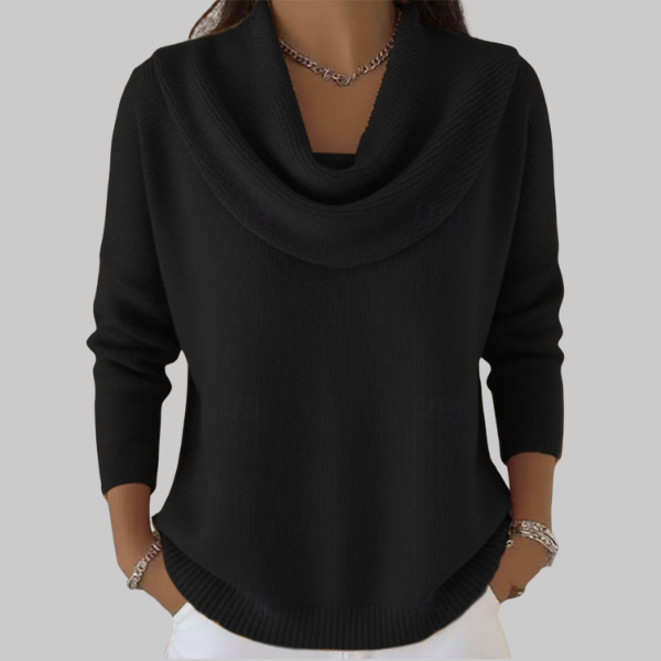 Yael | Soft Cowl Neck Sweater