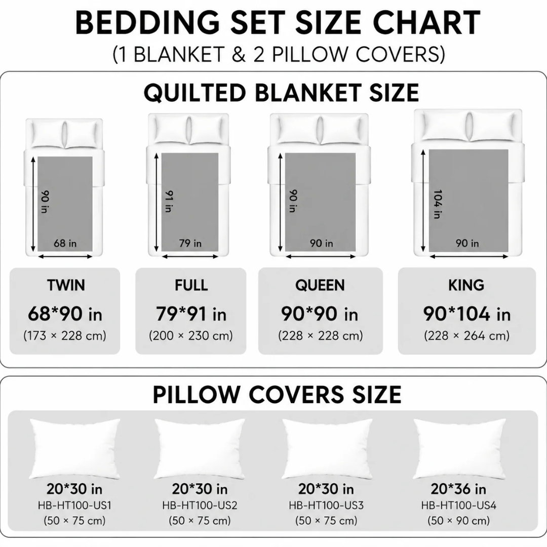 Veyra™ | Floral Sunburst Quilted Bedding Set