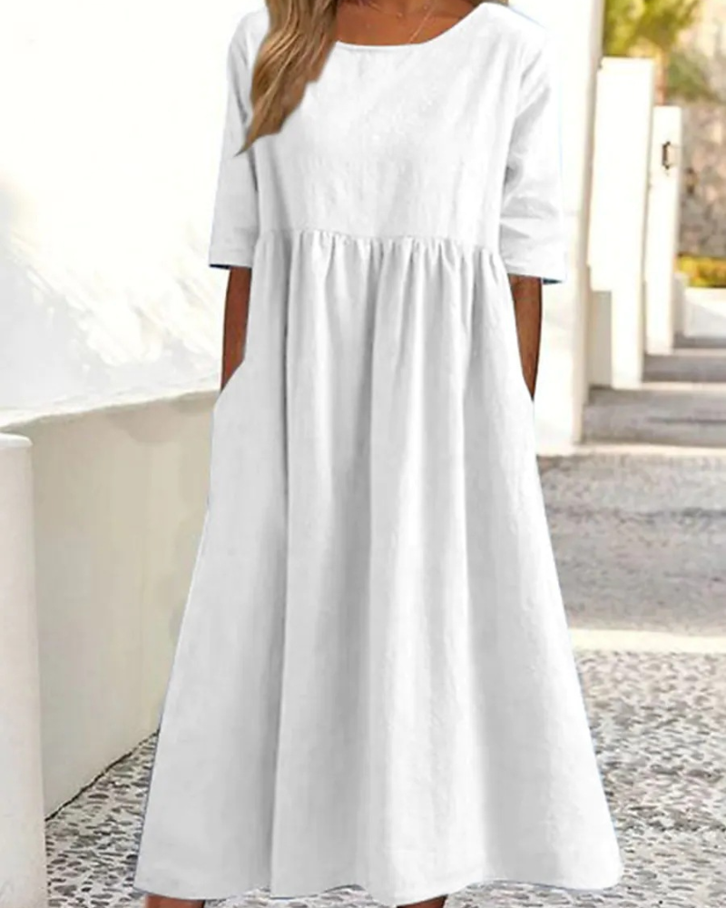 Milena™ | Relaxed Pocket Maxi Dress
