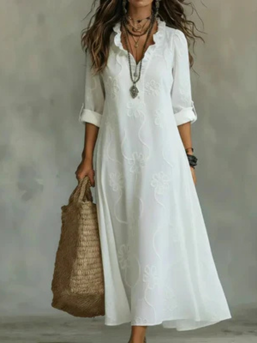 Sienna™ |  Tummy-Covering Floral Summer Dress