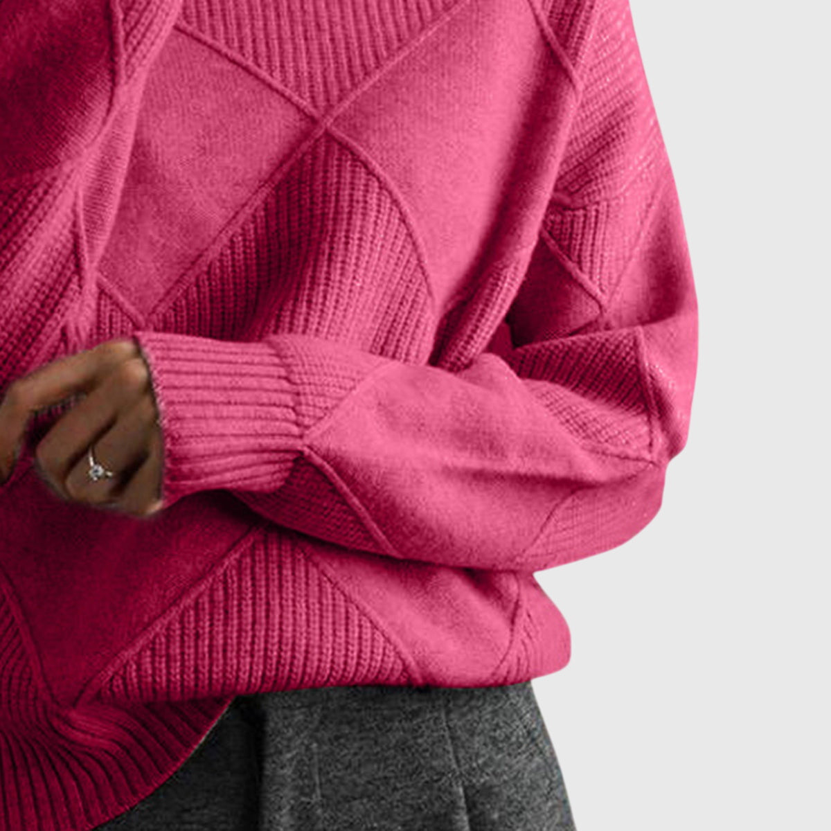 Luna | Turtleneck Knit Sweater