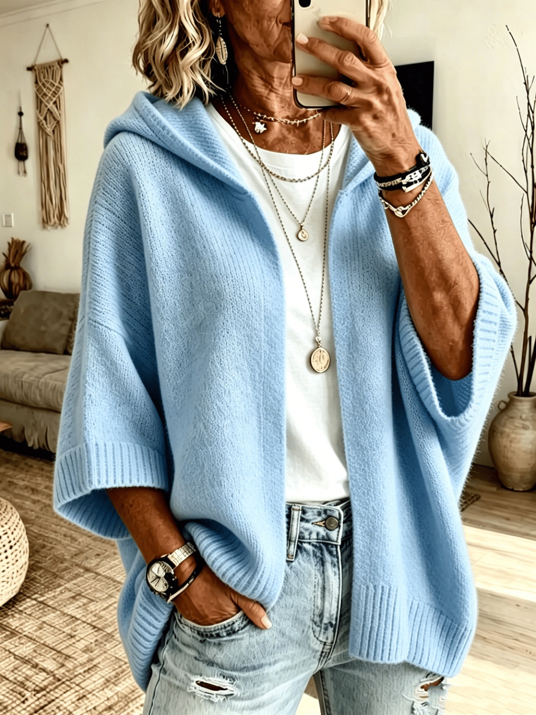 Laurel™ | Women's Elegant Casual Hooded Cardigan