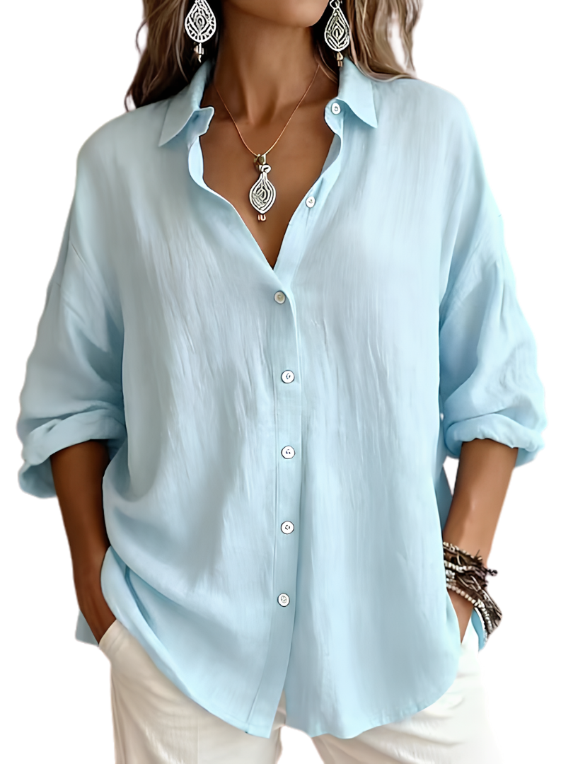 Glorie™ | Relaxed Long Sleeve Women’s Shirt
