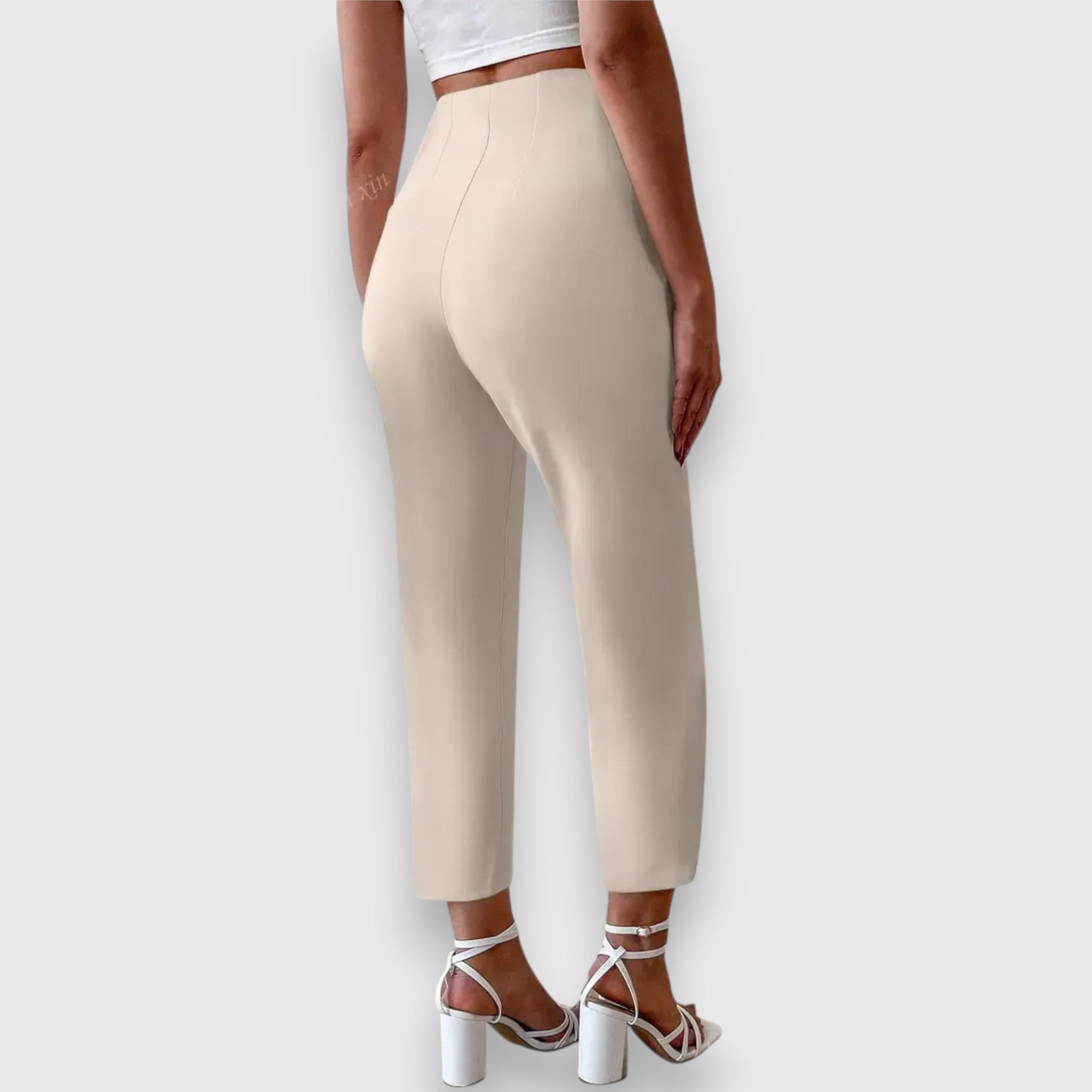 Larissa | High-Waisted Tailored Trousers