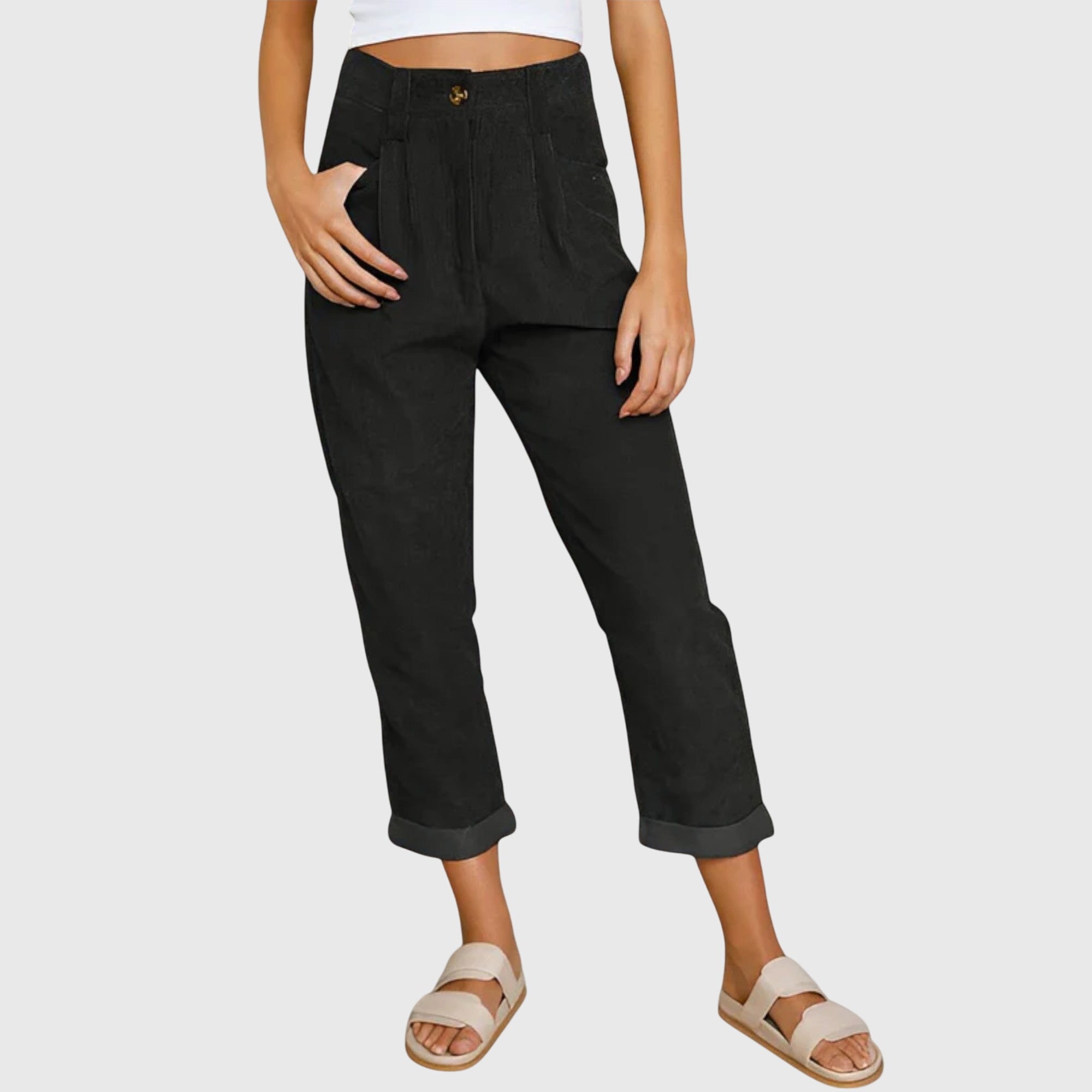 Joanna | Relaxed High-Waist Pants