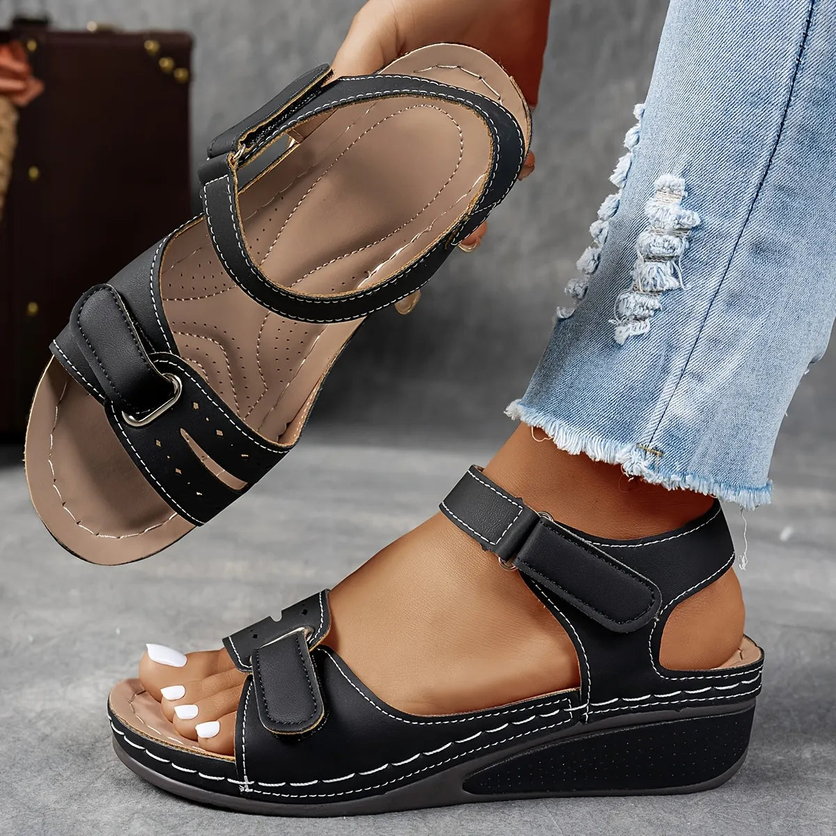 Shawn™ | Orthopedic Comfort Wedge Sandals