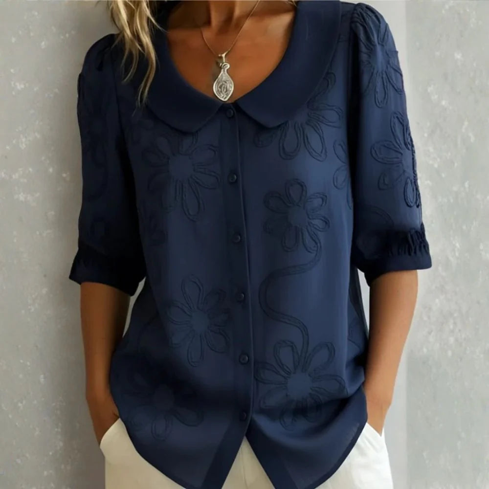 Emiry™ | Elegant Floral Blouse