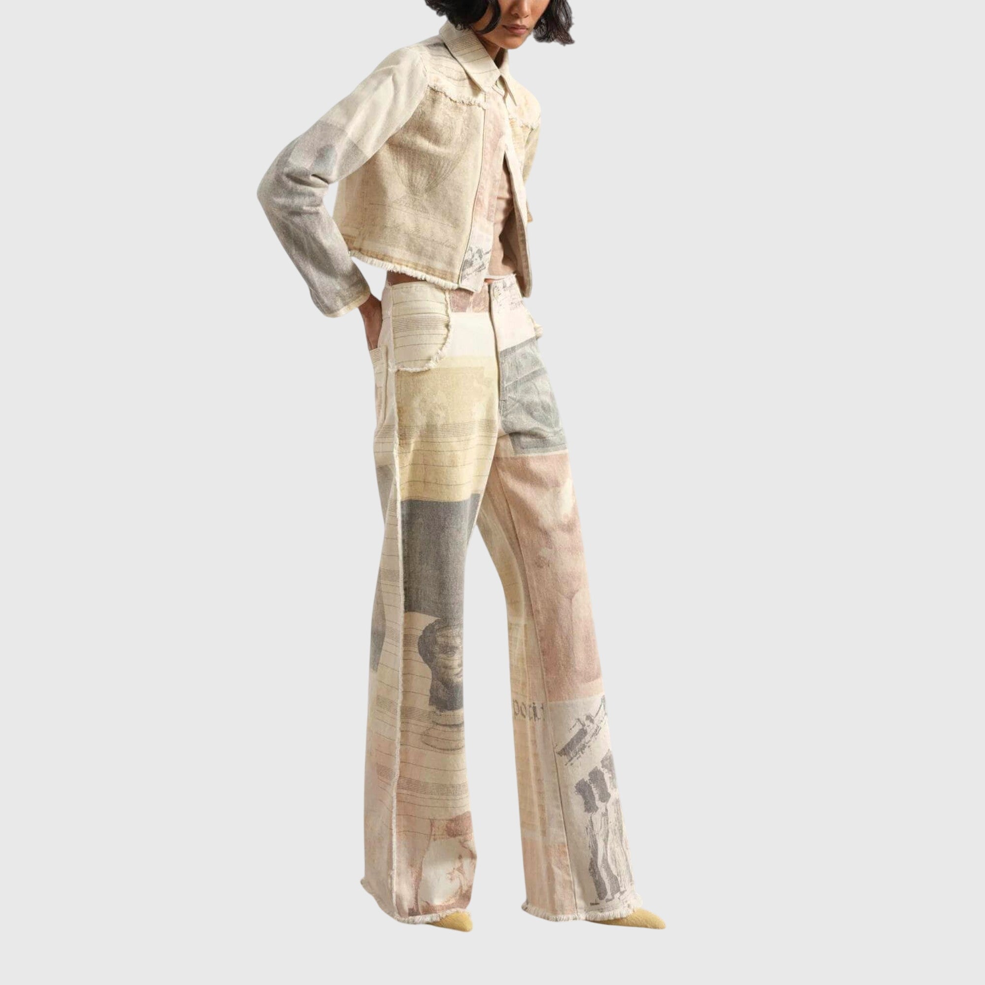 Farrah | Artful Wide-Leg Pants