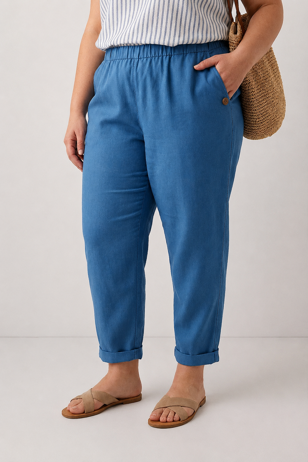 Ingrid | Stylish Pants With Side Pockets