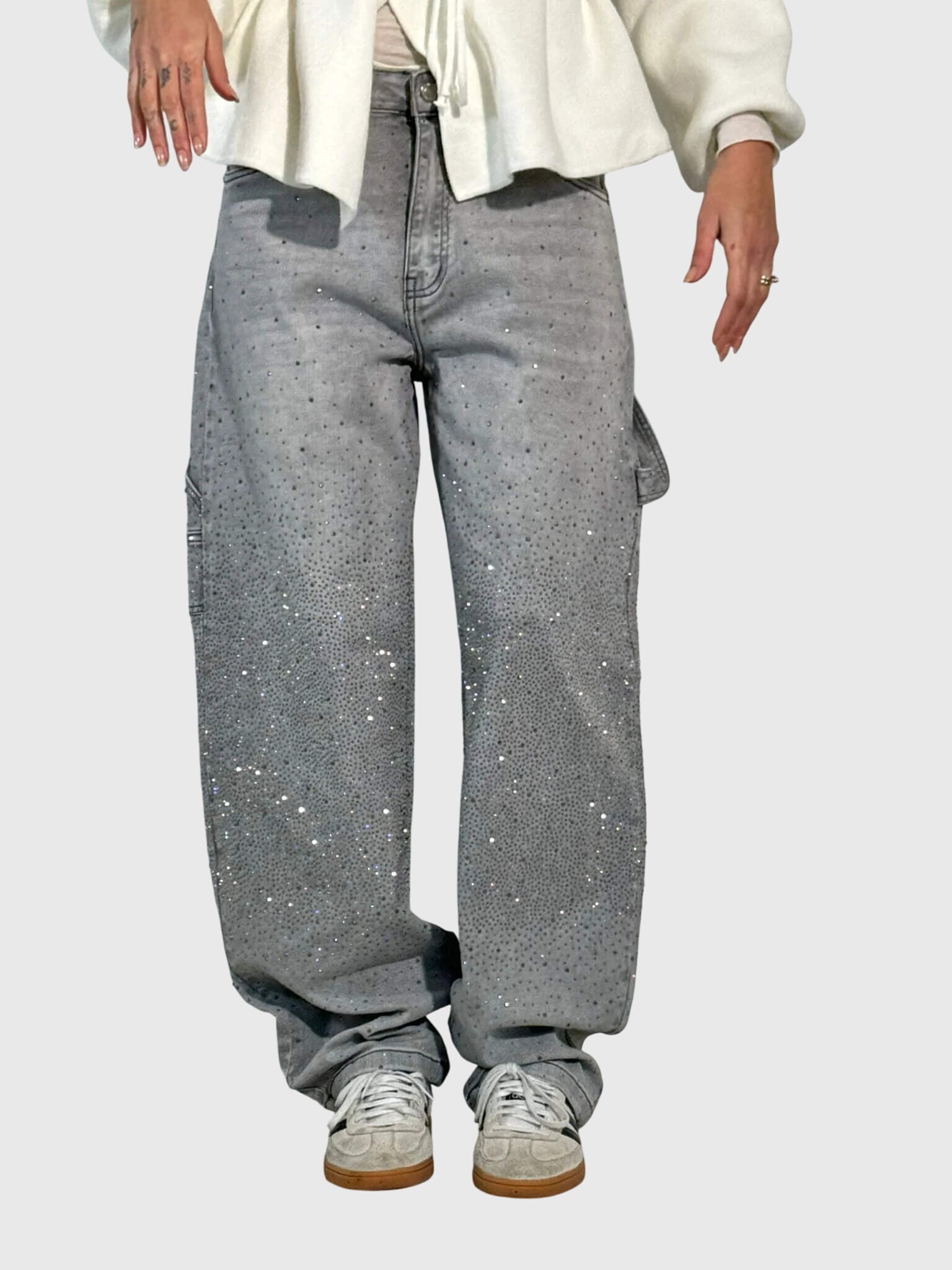 Camryn | Sparkle Wide-Leg Pants