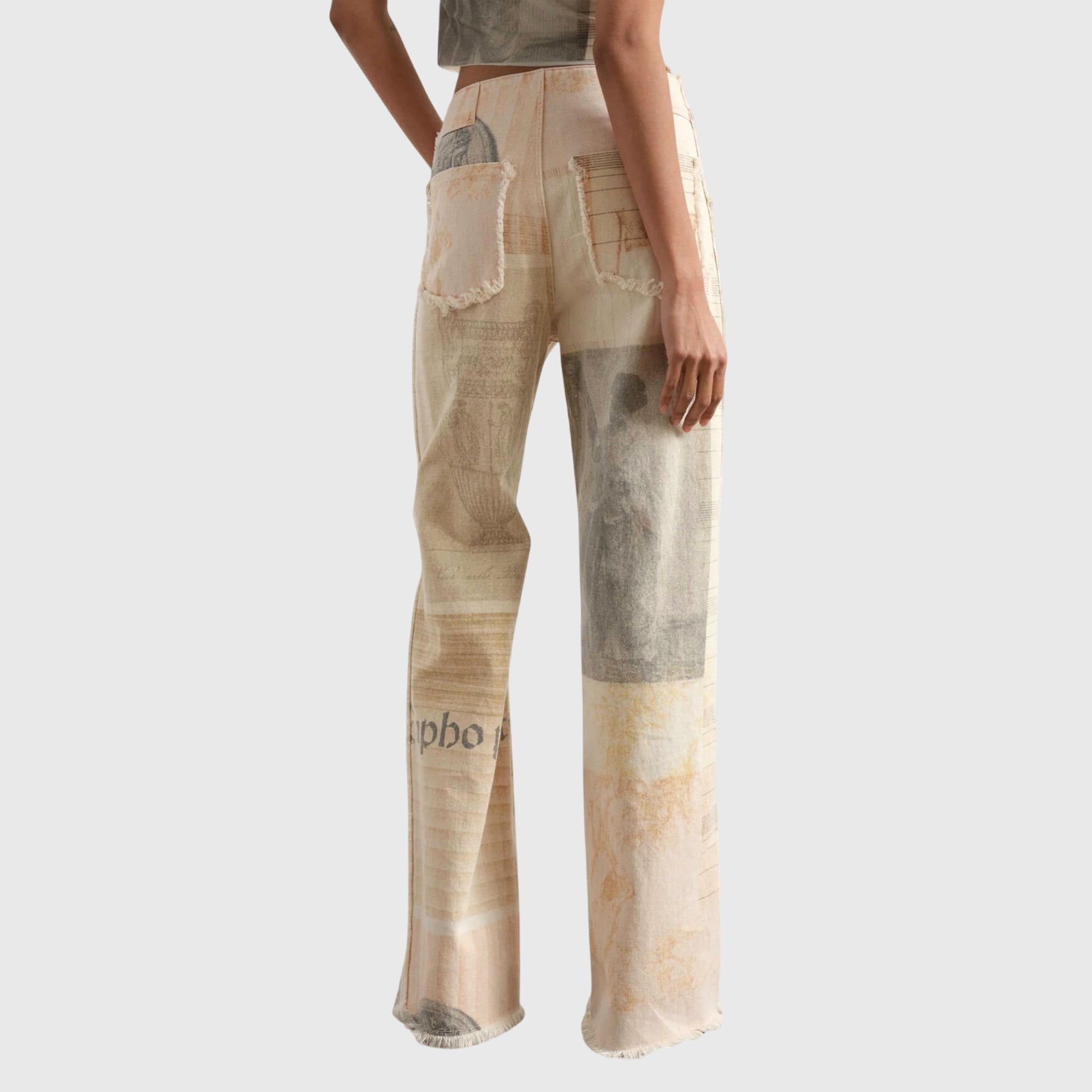 Farrah | Artful Wide-Leg Pants