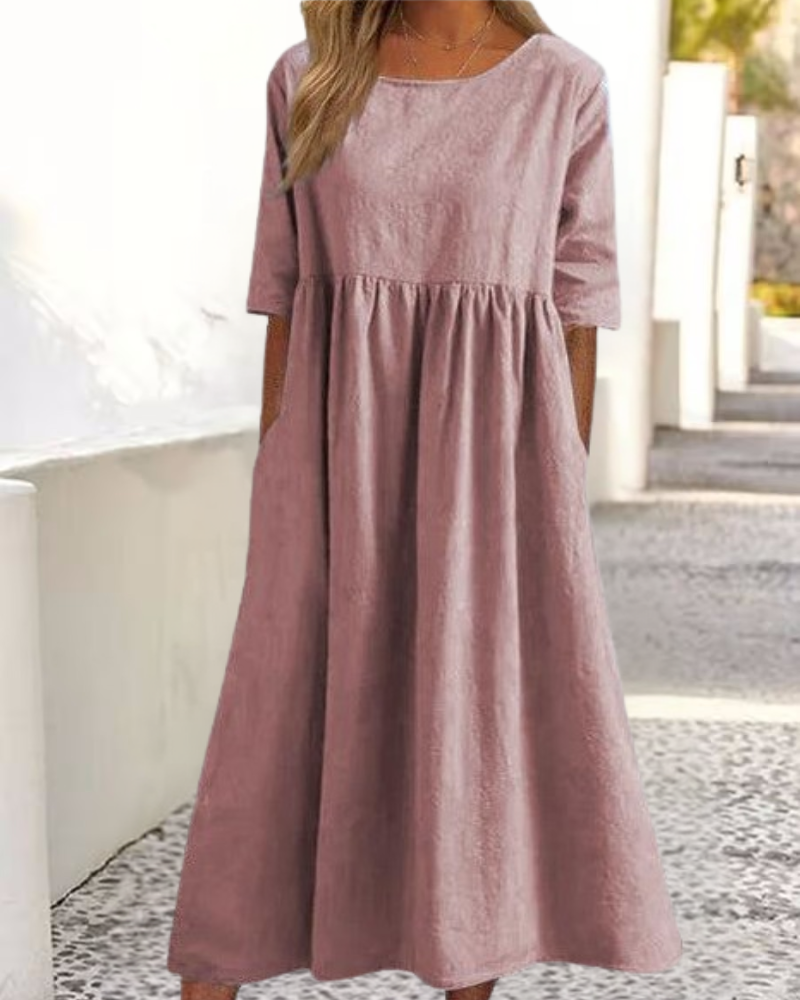 Milena™ | Relaxed Pocket Maxi Dress