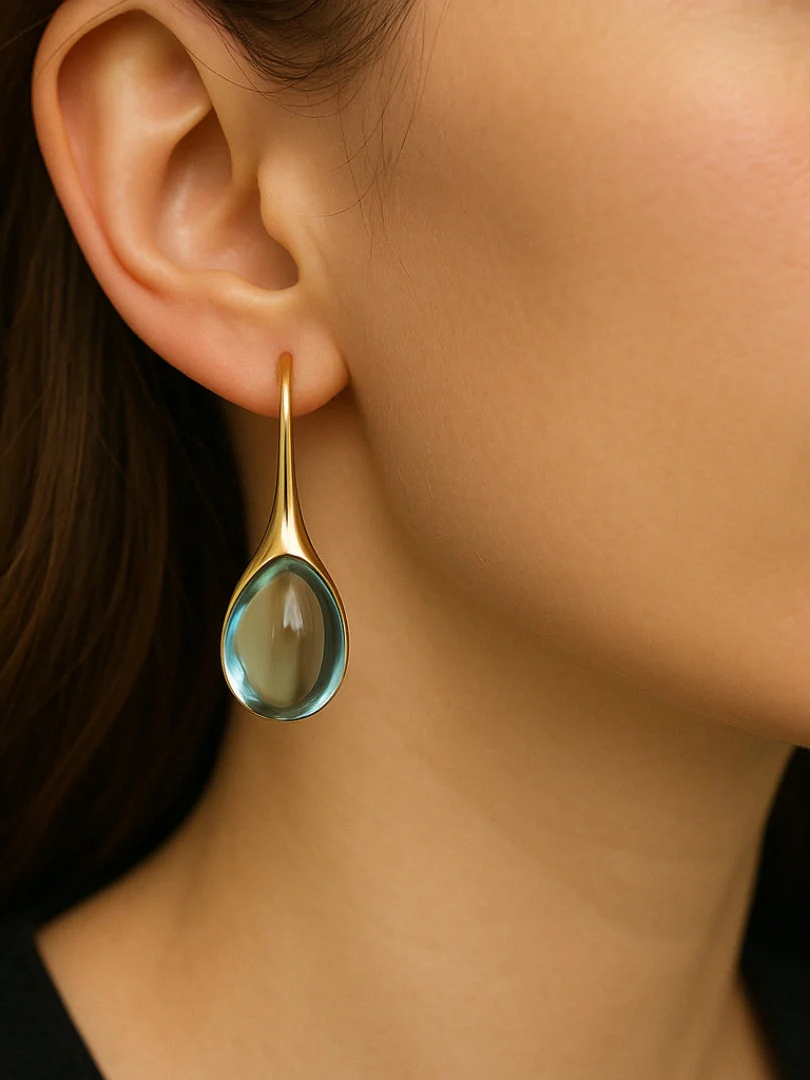 Azure Teardrop Earrings