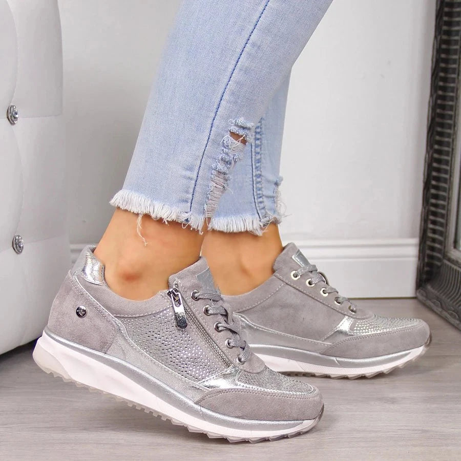 Ginette™ | Zip-Up Orthopedic Sneakers