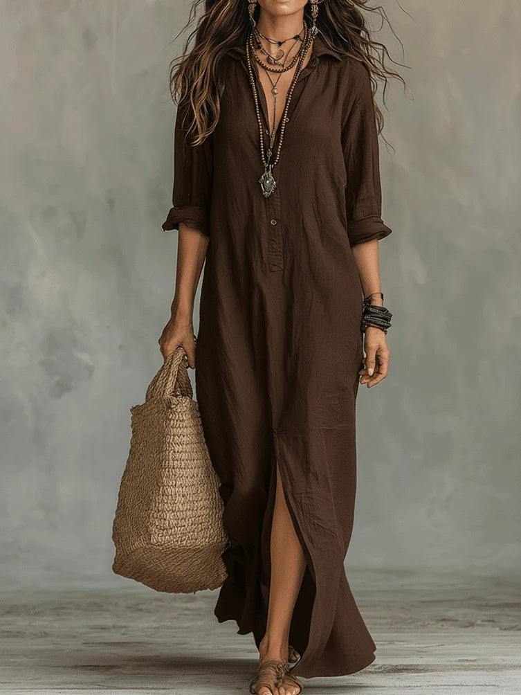 Astrid™ | Relaxed Boho Style Maxi Dress
