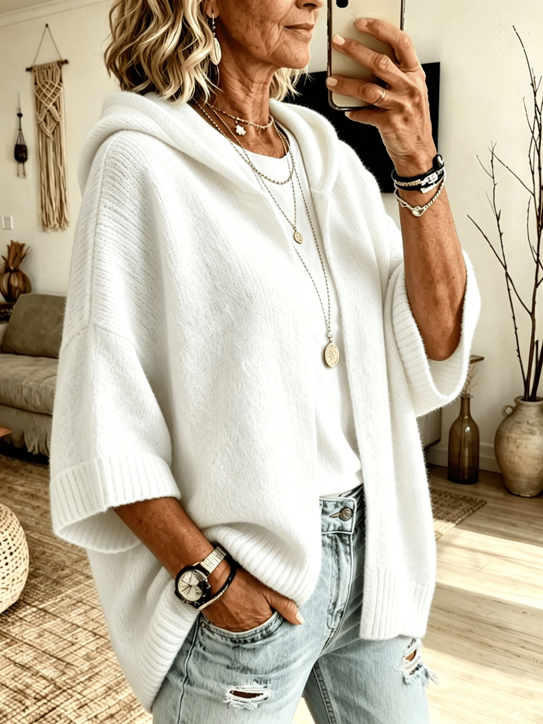 Laurel™ | Women's Elegant Casual Hooded Cardigan