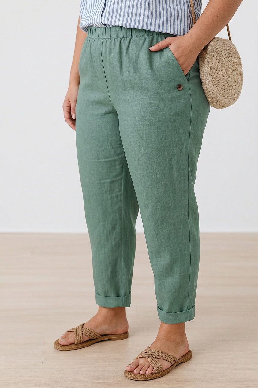 Ingrid | Stylish Pants With Side Pockets