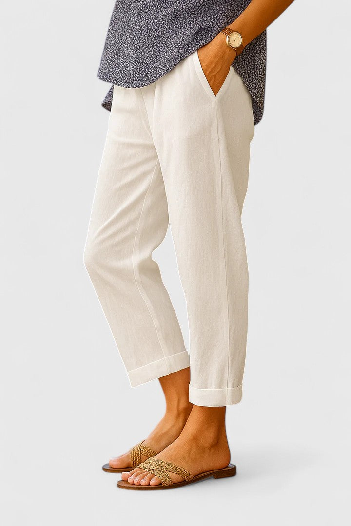 Edith | Tailored Cropped Trousers