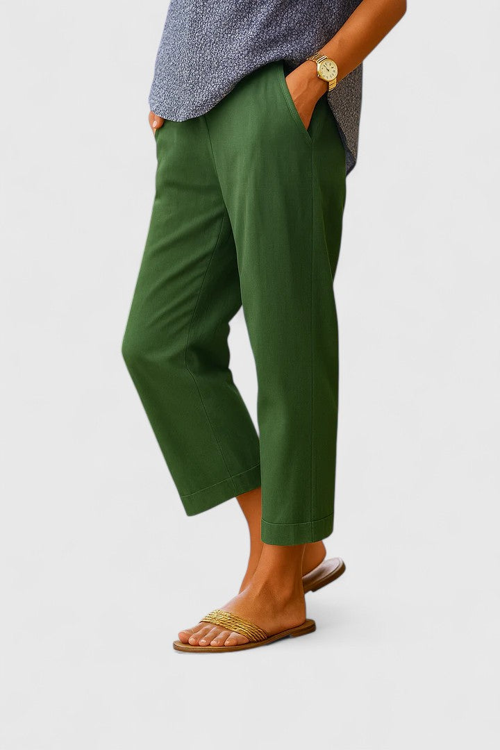 Edith | Tailored Cropped Trousers