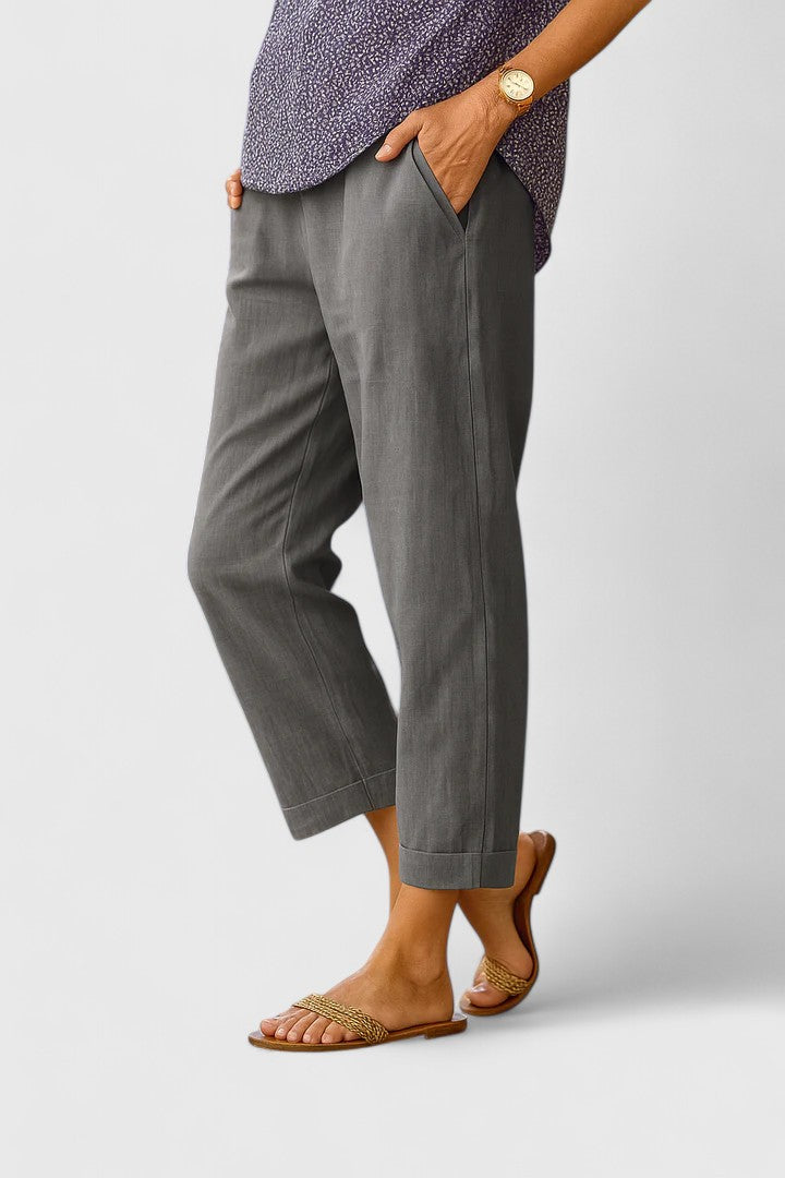 Edith | Tailored Cropped Trousers