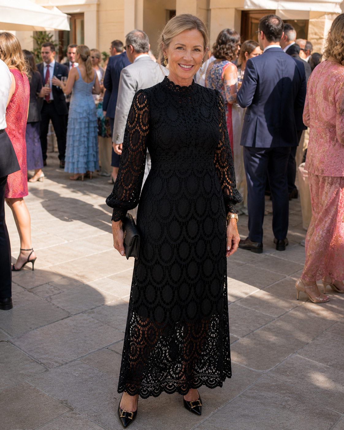 ELOAH™ | Lace Midi Dress