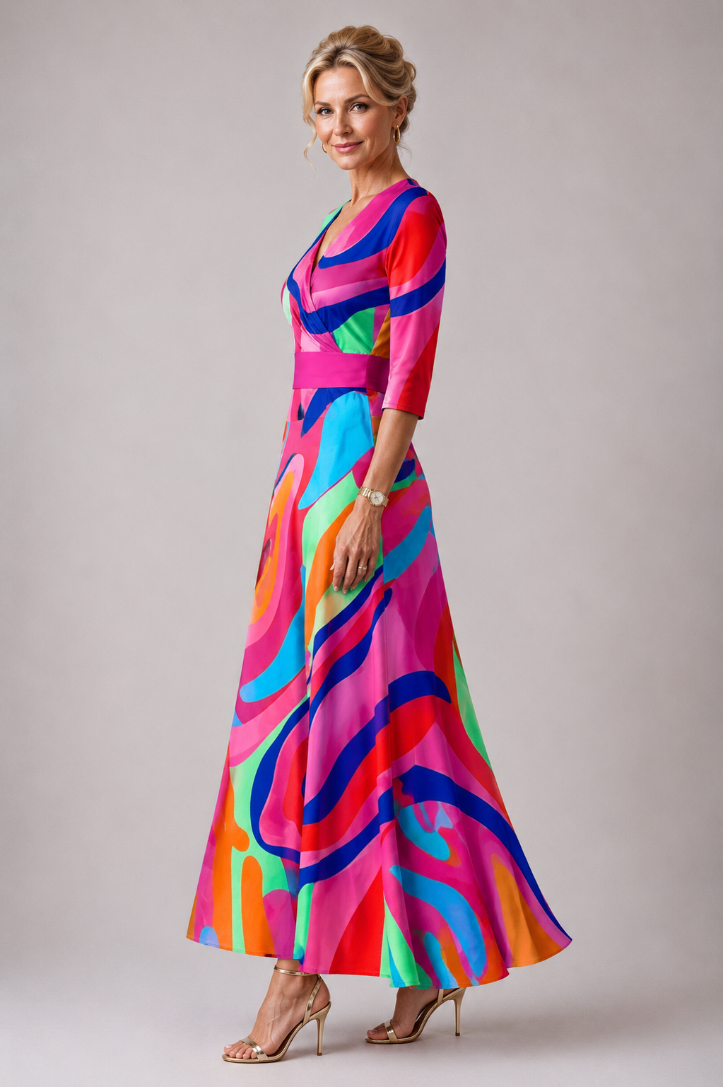 Amelia™ | Comfortable dress for every day with V-neck
