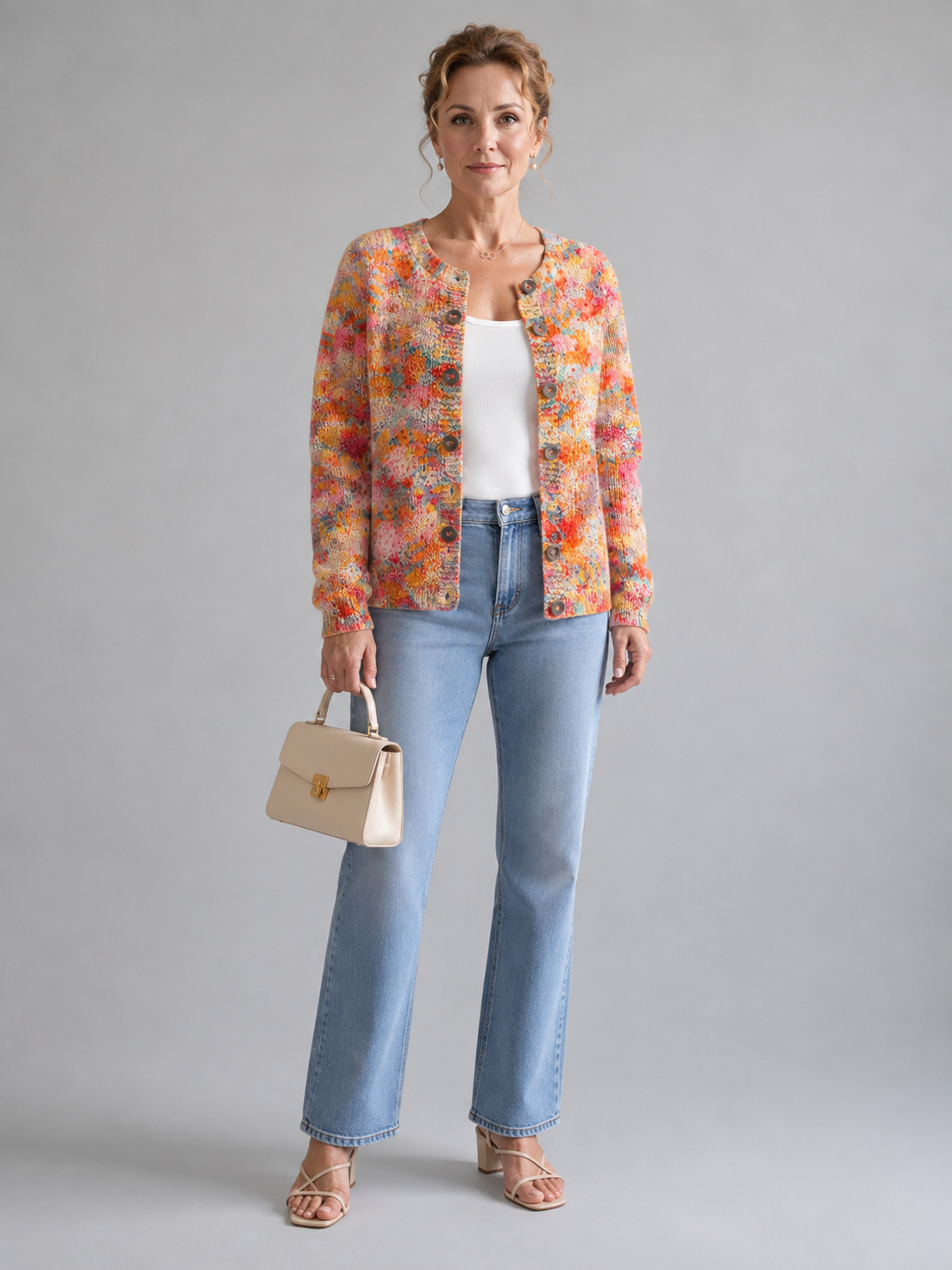 Helena™ | Vintage Knit Cardigan Sweater