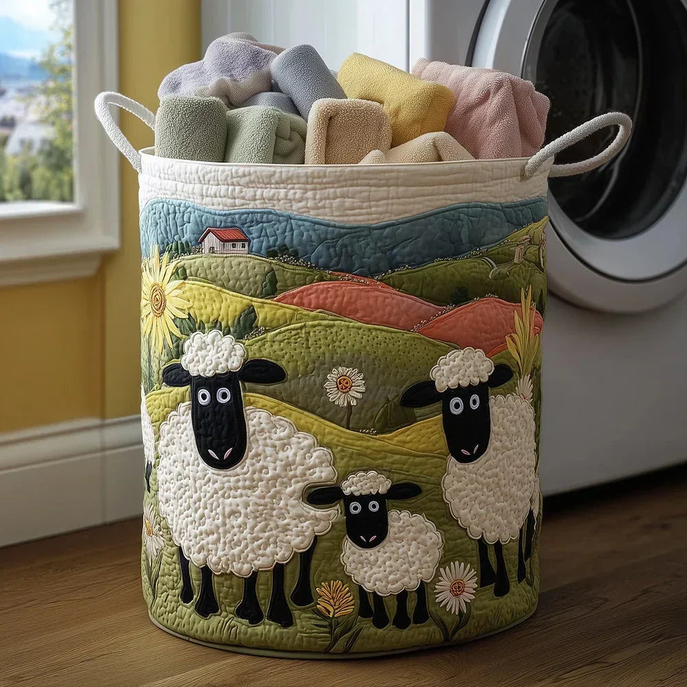 Aria™ | Hand-Quilted Sheep Basket