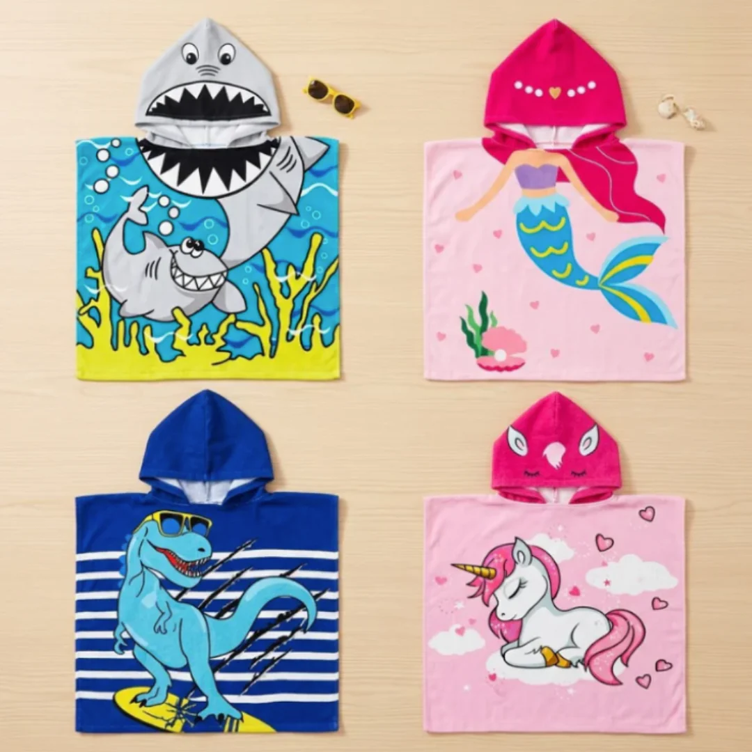 Pinkie™ | Kids Swimming Changing Poncho
