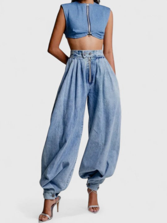Bianca | Relaxed High-Waist Trousers