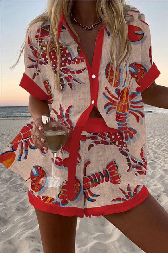 Sun™ | Comfortable Sunset Lounge Shorts Set
