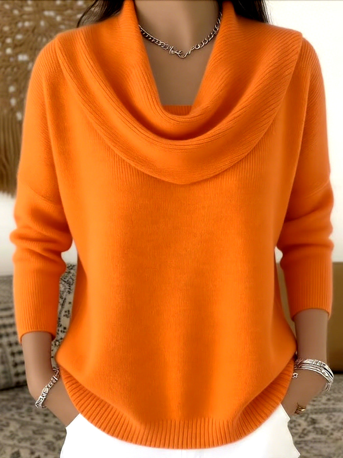 Lily & Lune™| Sweater with Collar